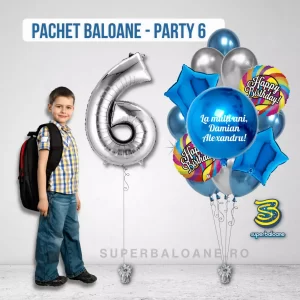 baloane aniversare băieți 6 ani