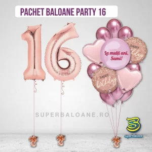 baloane cu heliu aniversare fete 16 ani
